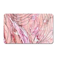 Flowing Petals Magnet (rectangular) by kaleidomarblingart