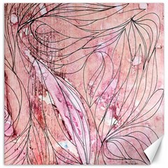 Flowing Petals Canvas 20  X 20  by kaleidomarblingart