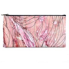 Flowing Petals Pencil Case by kaleidomarblingart