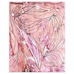 Flowing Petals Drawstring Bag (small) by kaleidomarblingart