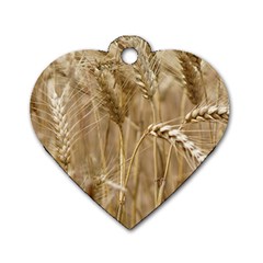 Wheat-field Dog Tag Heart (two Sides) by SomethingForEveryone