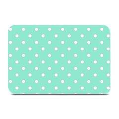 1950 Sea Foam Green White Dots Plate Mats by SomethingForEveryone