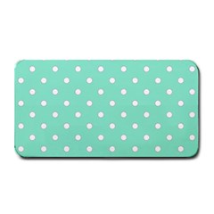 1950 Sea Foam Green White Dots Medium Bar Mats by SomethingForEveryone