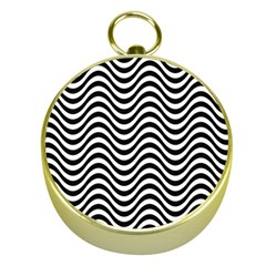 Waves Gold Compasses by SomethingForEveryone