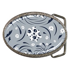 Folk Flowers Pattern Floral Surface Belt Buckles by Eskimos