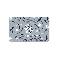 Folk Flowers Pattern Floral Surface Magnet (name Card) by Eskimos