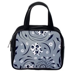 Folk Flowers Pattern Floral Surface Classic Handbag (one Side) by Eskimos