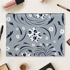 Folk Flowers Pattern Floral Surface Cosmetic Bag (xl) by Eskimos