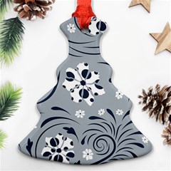 Folk Flowers Pattern Floral Surface Ornament (christmas Tree)  by Eskimos