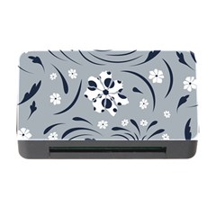 Folk Flowers Pattern Floral Surface Memory Card Reader With Cf by Eskimos