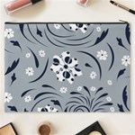 Folk flowers pattern Floral surface Cosmetic Bag (XXXL) Back