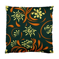 Folk Flowers Pattern Floral Surface Standard Cushion Case (one Side) by Eskimos