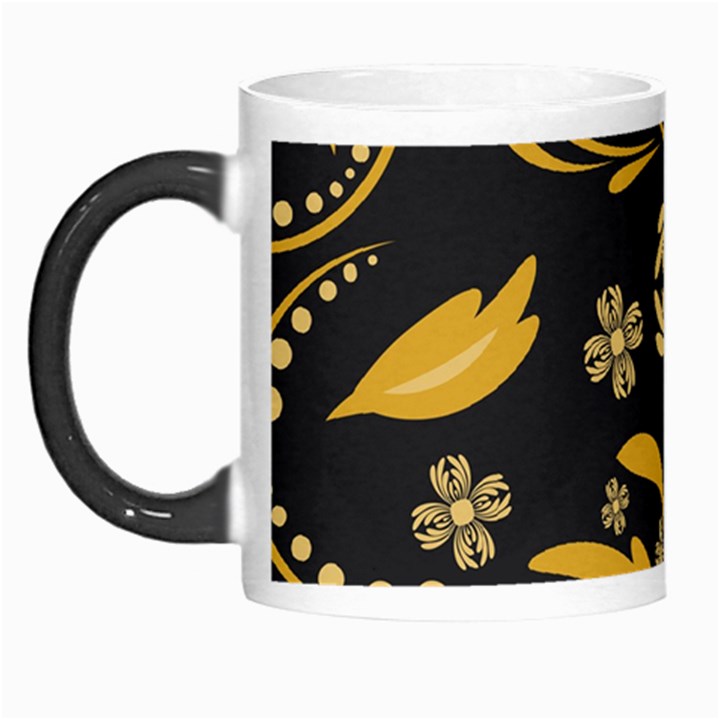 Folk flowers pattern Floral surface Morph Mugs