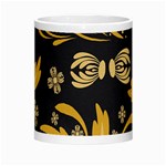 Folk flowers pattern Floral surface Morph Mugs Center