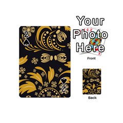 Folk Flowers Pattern Floral Surface Playing Cards 54 Designs (mini) by Eskimos