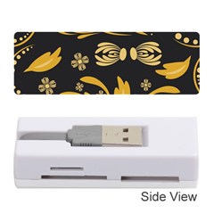 Folk Flowers Pattern Floral Surface Memory Card Reader (stick) by Eskimos