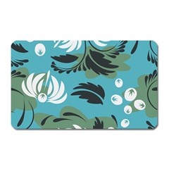 Folk Flowers Pattern Floral Surface Magnet (rectangular) by Eskimos