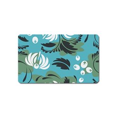 Folk Flowers Pattern Floral Surface Magnet (name Card) by Eskimos