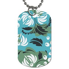 Folk Flowers Pattern Floral Surface Dog Tag (two Sides) by Eskimos