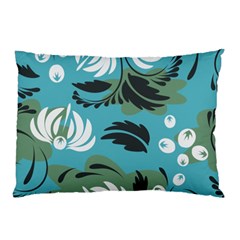 Folk Flowers Pattern Floral Surface Pillow Case by Eskimos