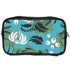 Folk Flowers Pattern Floral Surface Toiletries Bag (two Sides) by Eskimos