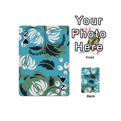 Folk Flowers Pattern Floral Surface Playing Cards 54 Designs (mini) by Eskimos