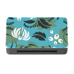 Folk Flowers Pattern Floral Surface Memory Card Reader With Cf by Eskimos