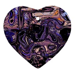 Outcast Heart Ornament (two Sides) by MRNStudios