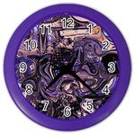 Outcast Color Wall Clock Front