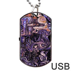 Outcast Dog Tag Usb Flash (two Sides) by MRNStudios