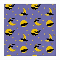 Bats With Yellow Moon Medium Glasses Cloth by SychEva