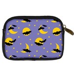 Bats With Yellow Moon Digital Camera Leather Case Back