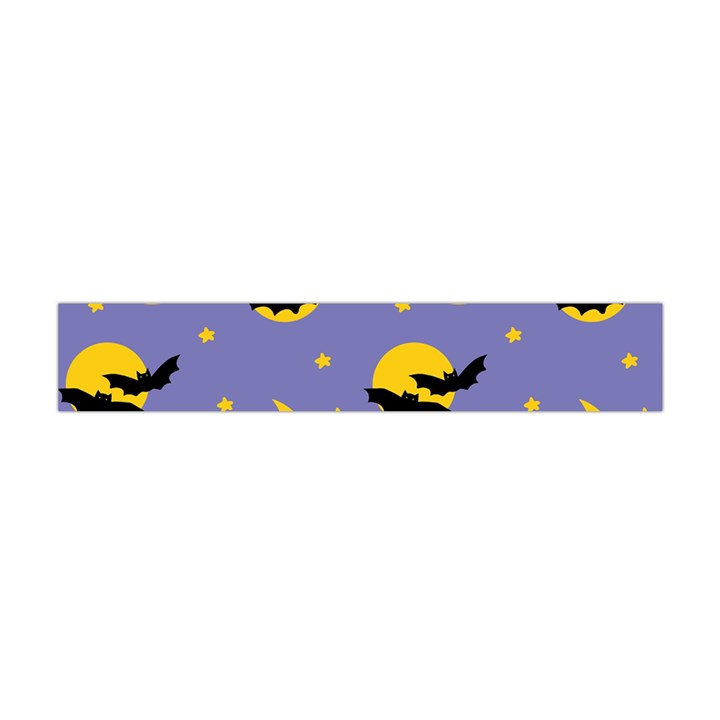 Bats With Yellow Moon Flano Scarf (Mini)