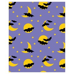 Bats With Yellow Moon Drawstring Bag (small) by SychEva