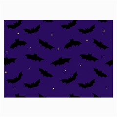 Bats In The Starry Sky Large Glasses Cloth (2 Sides) by SychEva