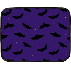 Bats In The Starry Sky Double Sided Fleece Blanket (mini)  by SychEva