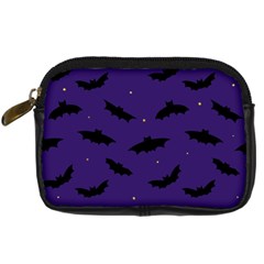 Bats In The Starry Sky Digital Camera Leather Case by SychEva