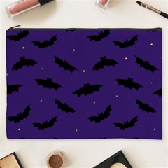 Bats In The Starry Sky Cosmetic Bag (xxxl) by SychEva