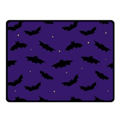 Bats In The Starry Sky Double Sided Fleece Blanket (small)  by SychEva