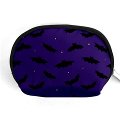 Bats In The Starry Sky Accessory Pouch (medium) by SychEva