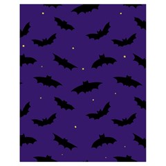 Bats In The Starry Sky Drawstring Bag (small) by SychEva