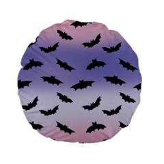 The Bats Standard 15  Premium Flano Round Cushions by SychEva