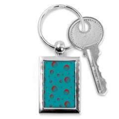 Red Drops Key Chain (rectangle) by SychEva