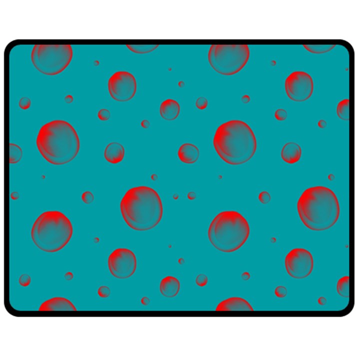 Red Drops Double Sided Fleece Blanket (Medium) 