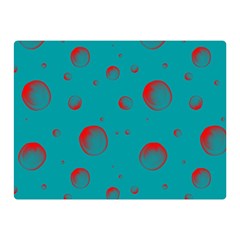 Red Drops Double Sided Flano Blanket (mini)  by SychEva