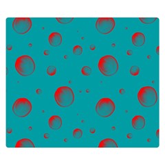 Red Drops Double Sided Flano Blanket (small)  by SychEva