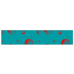 Red Drops Small Flano Scarf by SychEva