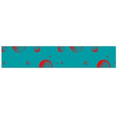 Red Drops Large Flano Scarf  by SychEva