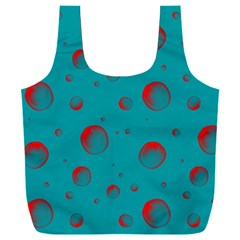 Red Drops Full Print Recycle Bag (xxl) by SychEva