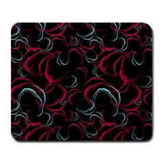 Blue And Red Stains Large Mousepads